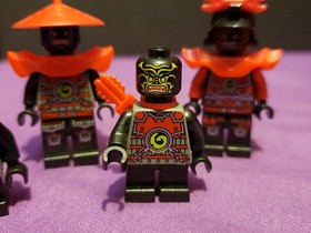 LEGO Ninjago Minifigure Lot Stone Army Warrior Scout Swordsman Red Blue *Read*