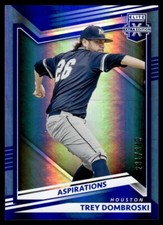 2022 Panini Elite Extra Edition Aspirations Blue Trey Dombroski 231/349 Houston