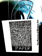 MOMA MUSEUM OF MODERN ART SHOPPING BAG TOTE DAVID SHRIGLEY PAPER ART 2012 RARE!