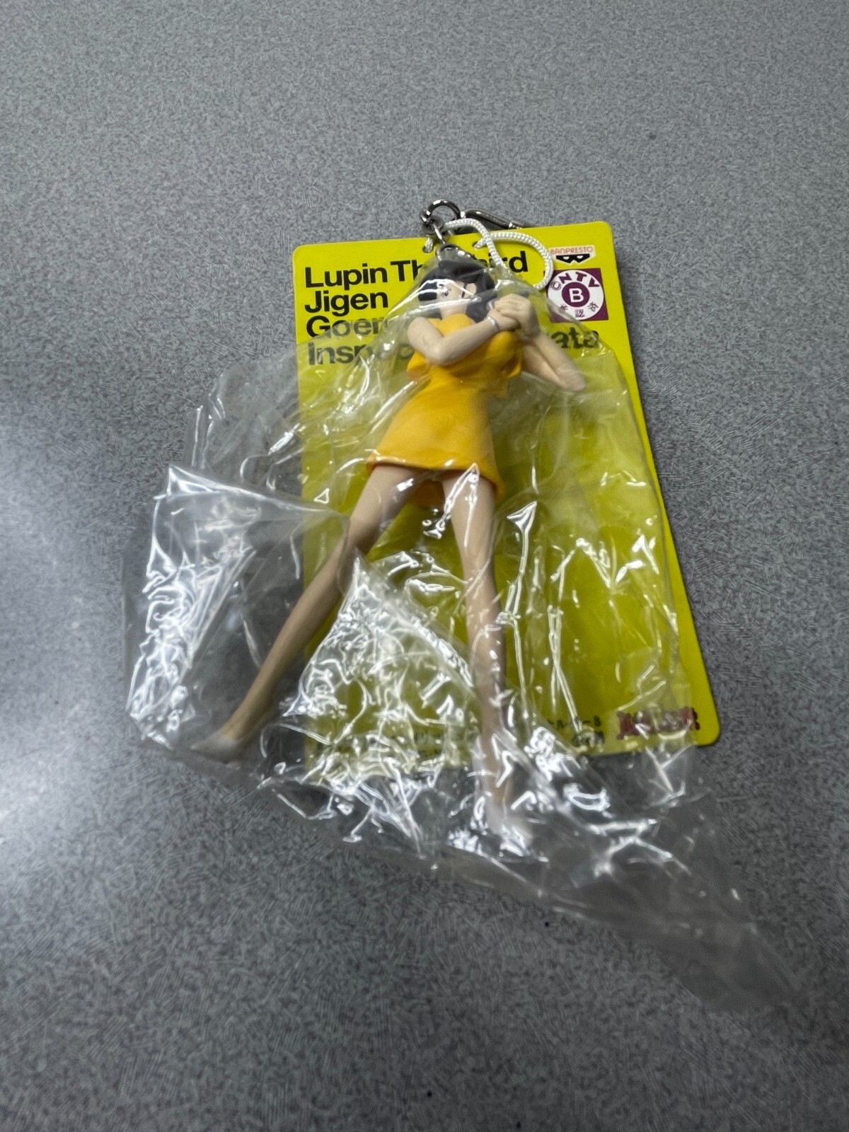 Lupin The Third 3rd Key chain Prize Banpresto 2009 Fujiko Mine - Picture 3 of 5