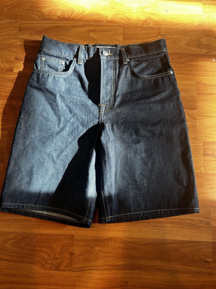 NWT Stussy Shorts Mens 28 Big Ol jorts Raw Denim Button Fly NWT Stussy Shorts Mens 28 Big Ol jorts Raw Denim Button Fly