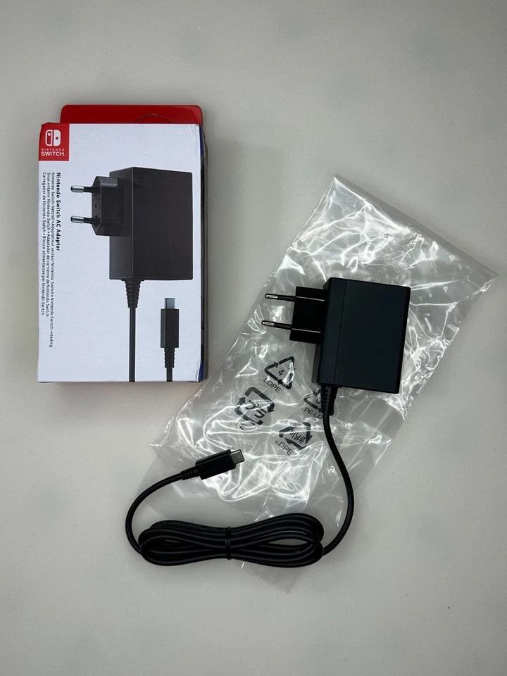 CARICATORE NINTENDO SWITCH CARICABATTERIA ALIMENTATORE AC ADAPTER per DOCK TV - Immagine 3 di 4