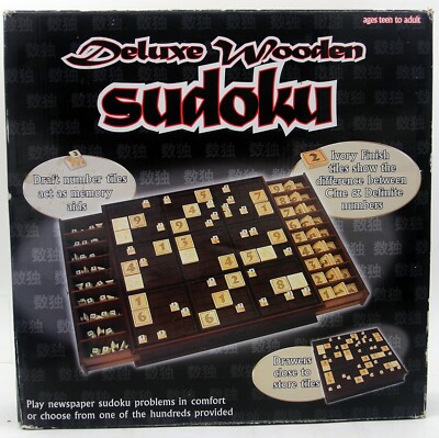 wooden sudoku