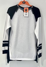 NEW M&S Black/White Jumper / Sweatshirt Age 13-14 years