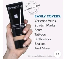 Dermablend Leg and Body Makeup Body Foundation SPF 25 - ON Fair Nude 3.4 oz
