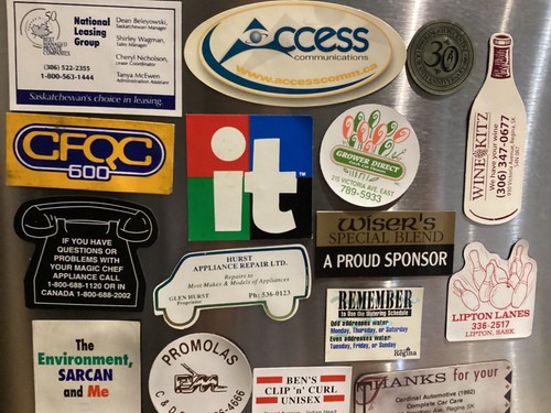 Advertising Magnets Mixed IT Barber Phones Mostly Saskatchewan Lot of 17 MG3 - Picture 6 of 6