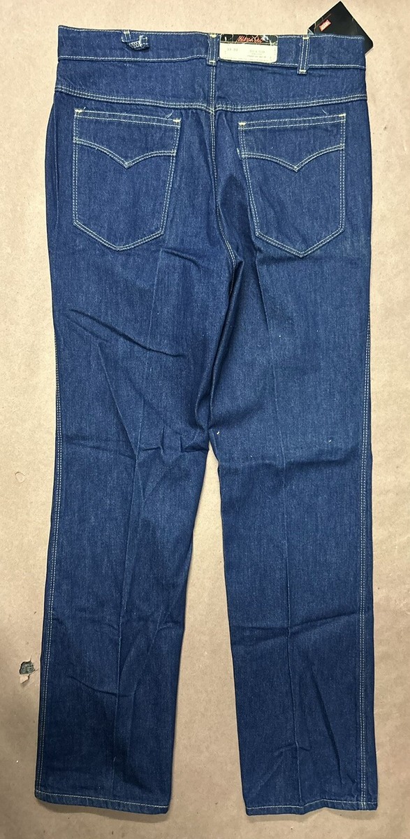 Vintage 1980's Levis Movin On Jeans, Strait Leg, Deadstock