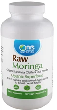 One Planet Nutrition Raw Moringa Capsules - 500 mg (120 Servings)