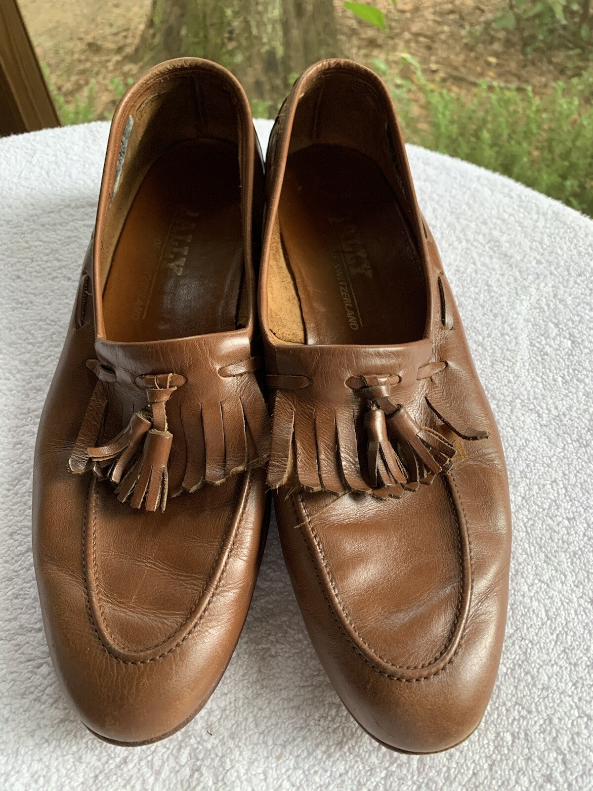 Bally Switzerland Shoes Mens 11M Leather Kiltie Tasse… Gem