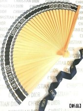 Christian Dior DIORIVIERA Folding Fan Navy Black Sensu Japan Novelty 2023 NEW