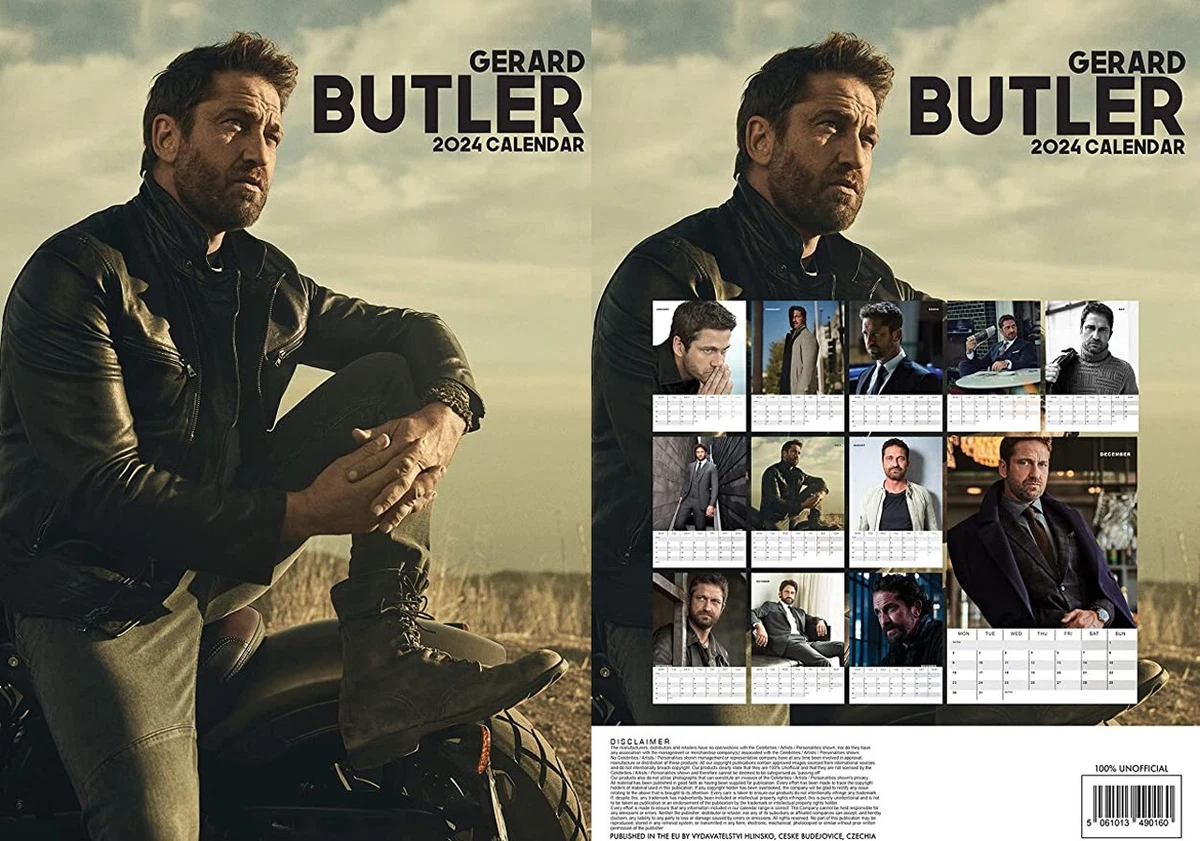 Gerard Butler Calendar 2024 | eBay