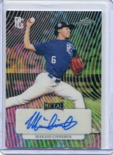 2023 Leaf Perfect Game Showcase Color Blast Wave Makaio Cisneros Auto 1/1