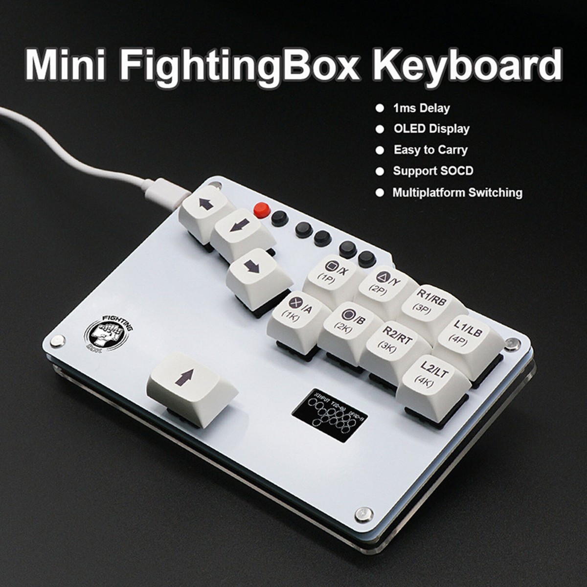 Keyboard+Cherry Shaft Accessories Parts Fit for PC/PS3/PS4/Steam