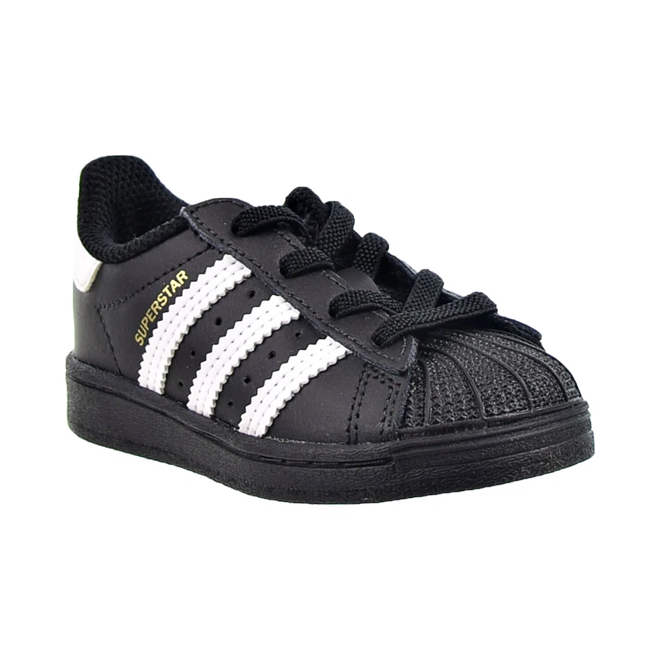 Adidas Superstar I Zapatos para Niños Pequeños Núcleo Negro-Nube Blanco EF5396 Foto 2 de 4