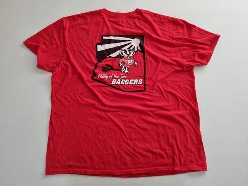 Wisconsin Badgers t shirt American retro vintage xxl 2xlarge - Bild 4 von 5