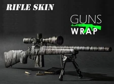 Camouflage Guns Wrap Skins Premium Vinyl Sticker Matte Rifle Pre-Cut BRK-3