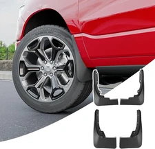 Splash Guard Mud Flap ABS 4PCS Mudguard For 2019 2020-2025 Dodge Ram 1500