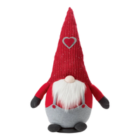 Wichtel Gnom Zwerg Figur Xxl 78Cm Mit Herz Rot Weihnachtsdeko Livarno Home