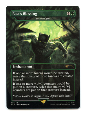 MTG | Bast's Blessing / Primal Vigor | Secret Lair | Marvel | NM | EN