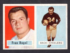 Tarjeta Topps Fran Rogel 1957 n.º:27 B casi como nueva