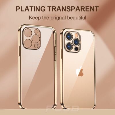 Edel Case Titan Optik Edelstahl Optik für Apple iPhone Modelle 13 | 12 | 11 Pro 