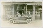 Antique RPPC 1916 Buick D-45 Touring Car & Ross Drugstore Armistice Parade 1918 — photo 1