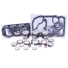 Engine Kit W/pistons+rings+bearings+gaskets 6/1969-12/74 Ford Tractor 201 Diesel