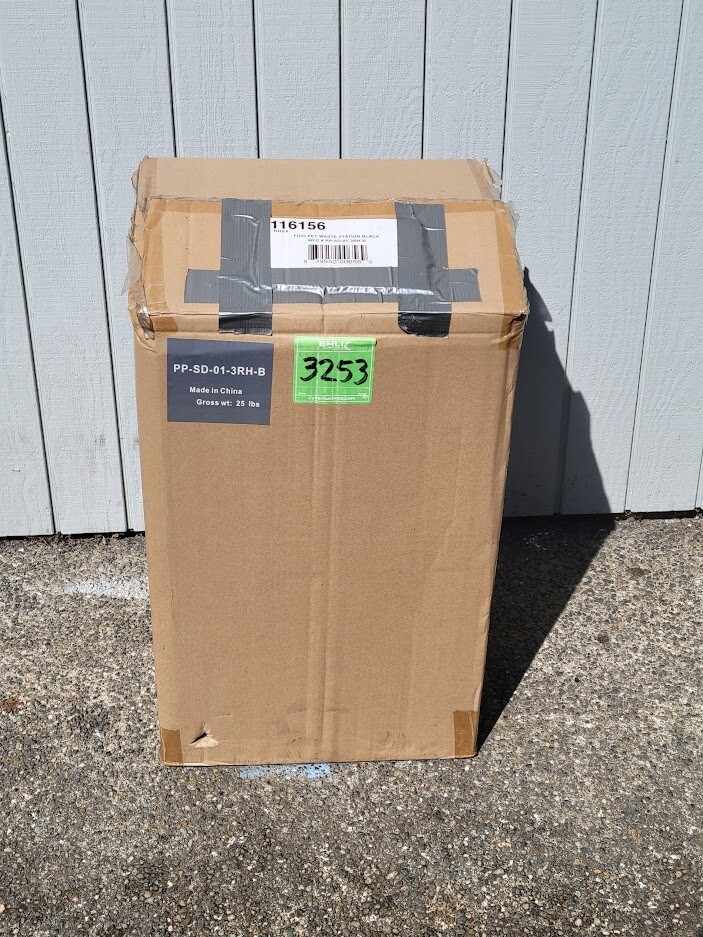 Fido House® Black Pet Waste Station Brand New eBay