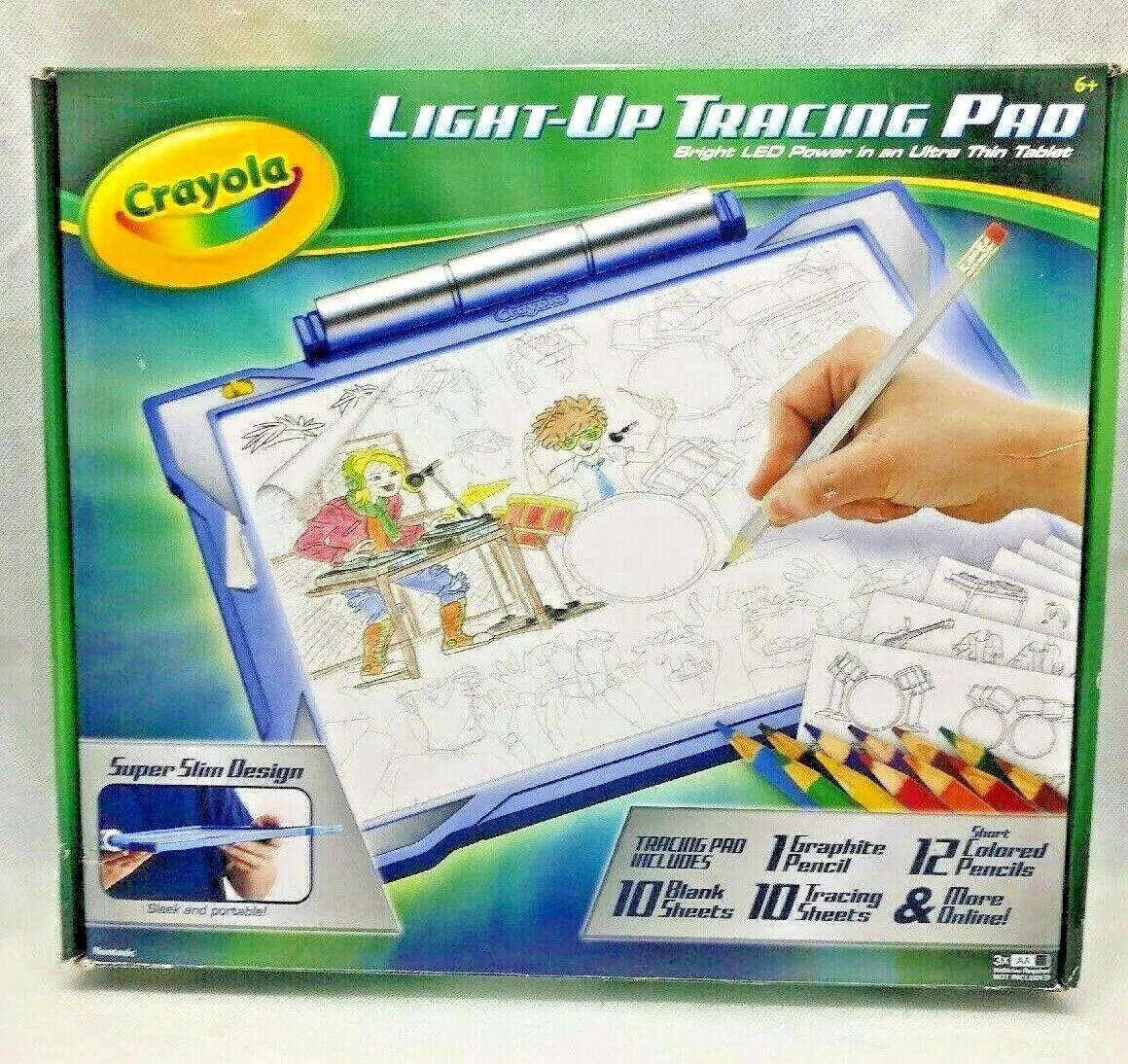 CRAYOLA LIGHT UP Tracing Pad - Drawing & Colouring Toolkit - Kids