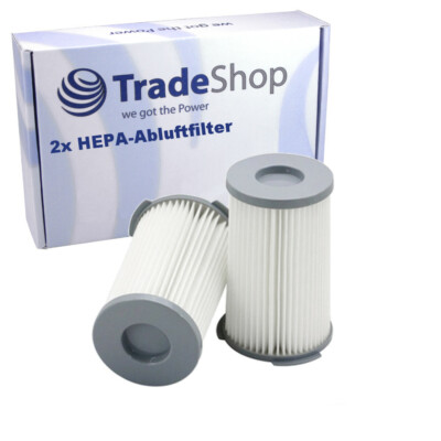 2x HEPA Abluft-Filter für AEG / Electrolux Progress Cyclone PC71 Serie