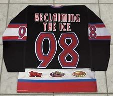 TOPPS Bowman Cards 98 Reclaiming The Ice Hockey Die Cut Promo Cardboard Display