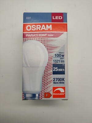Osram Parathom Dim Classic A 100 SDCM  6 E27 2700K 14W=100W