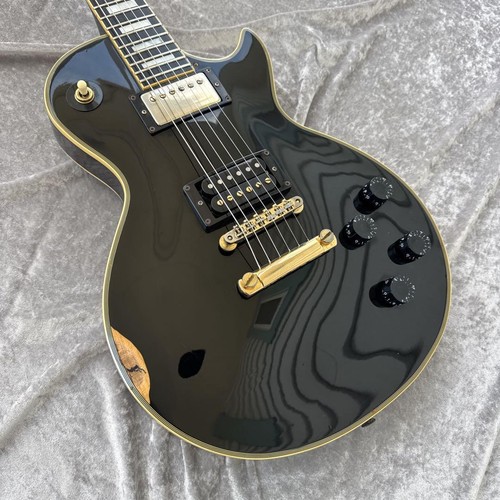 Greco Mint Collection Les Paul Custom type Black Electric Guitar Used From Japan - Imagen 2 de 20