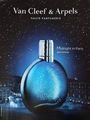 Van Cleef £ Arpels Vintage Print Ad !! '' This New Perfume for Men ''