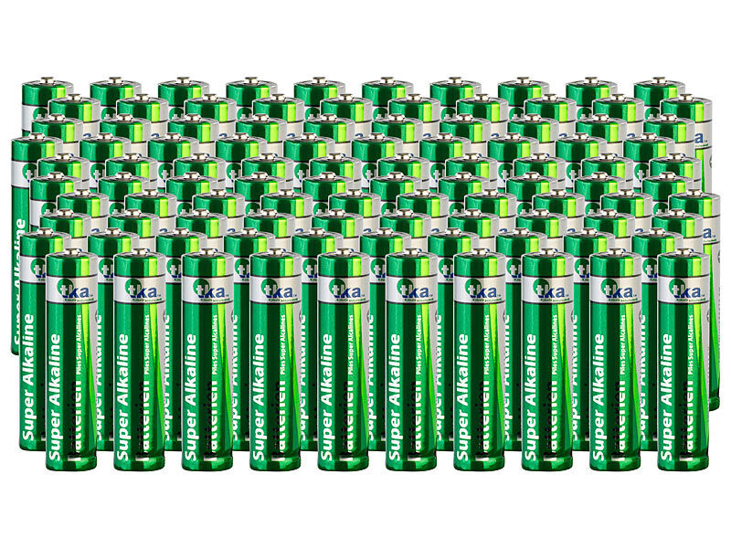 Piles super alcalines AAA Pearl pack de 100 pour une énergie durable