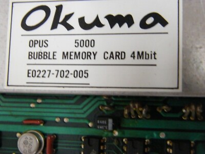 OKUMA E0227 702 005 OPUS 5000 BUBBLE 6 MONTH WARRANTY | eBay