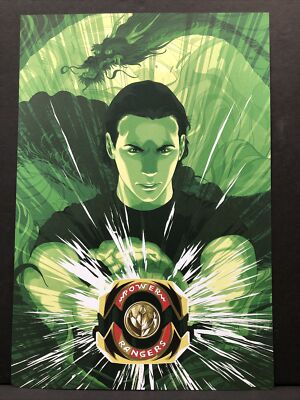 Mighty Morphin Power Rangers Green Ranger Ring COVER Comics Poster ...
