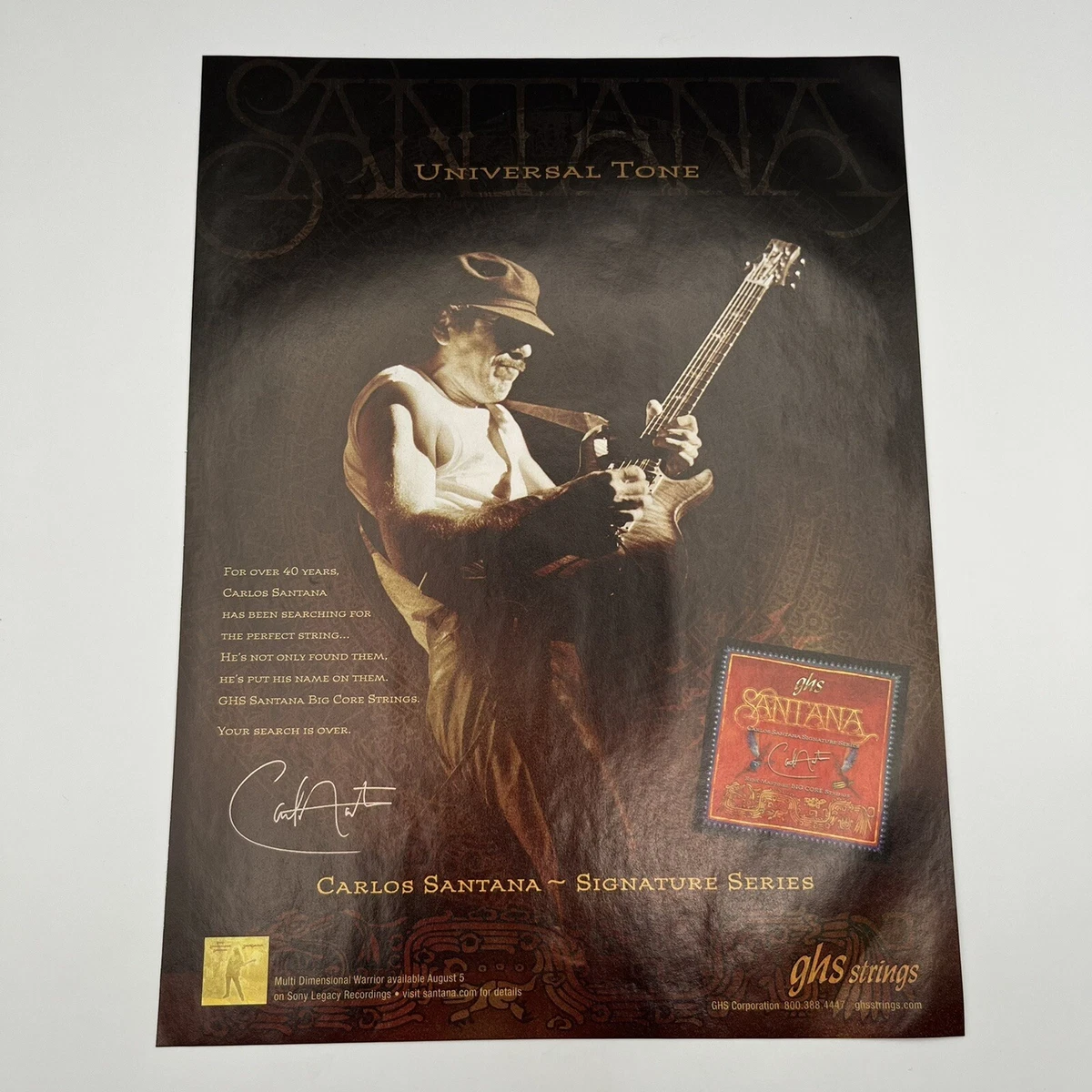 Santana cheap guitar strings