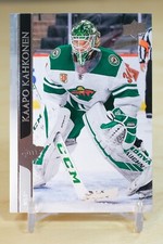 2020-21 Upper Deck Extended Base #569 Kaapo Kahkonen - Minnesota Wild