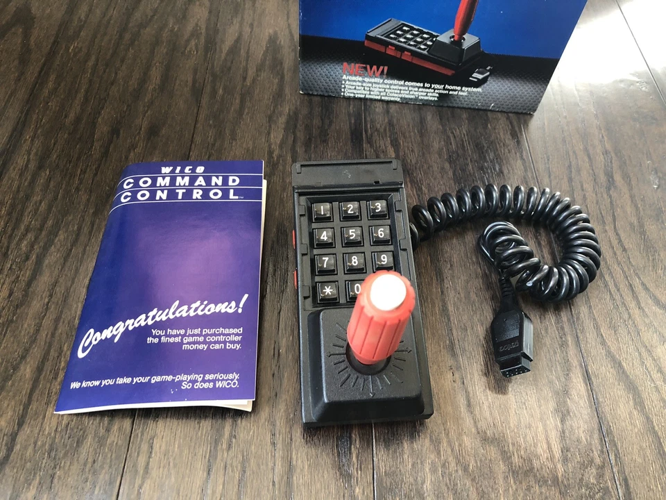 Wico Command Control Joystick/Keypad For ColecoVision In Box -untested - Image 3 of 4