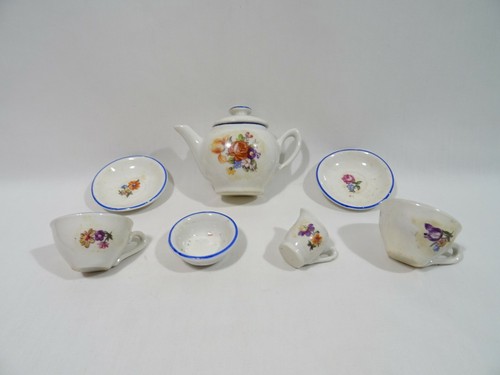 ANCIEN JEU JOUET DINETTE POUPEE SERVICE PORCELAINE OLD GAME TOY ALTES SPIELZEUG - Picture 3 of 8