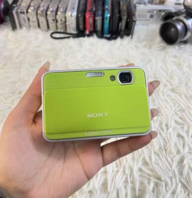 【動作確認済み】SONY Cyber-shot DSC-T2 グリーン コンデジ SONY Cyber-shot DSC-T2 8.1MP Vintage Digital Camera Green English