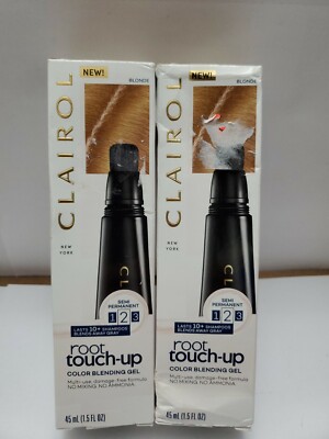 Clairol Root Touch Up HairColor 1-Blonde & 1-Light Brown 1.5oz(2packs)