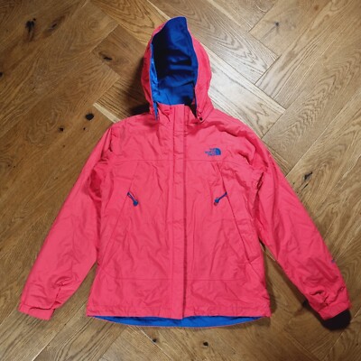 The North Face Windbreaker Jacke M HyVent Pink Blau BITTE BESCHREIBUNG LESEN 
