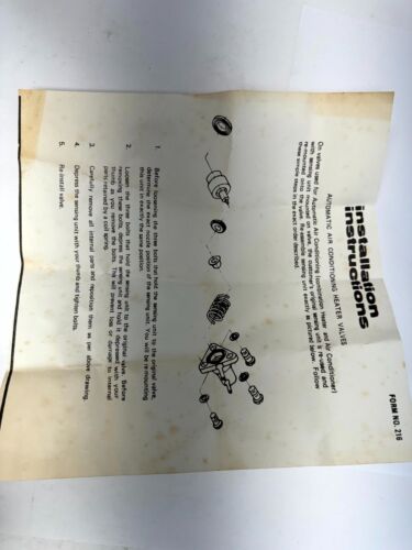 67-68 Dodge Chrysler Plym A/C Heater Control Valve W/ Sensing Unit 2837159 NORS - Picture 4 of 7