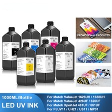 1000ML UV Ink For Mutoh ValueJet 426UF 626UF 1626UH 1638UH XpertJet 461UF 661Uf