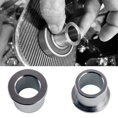 Rear & Front Wheel Bearing Reducers 1'' to 3/4'' Axle Reducer Spacers for Harley
