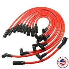 10.5mm Performance Spark Plug Wires Set Fits Chevy GM LT1 LT4 4.3L 5.7L 1992-97