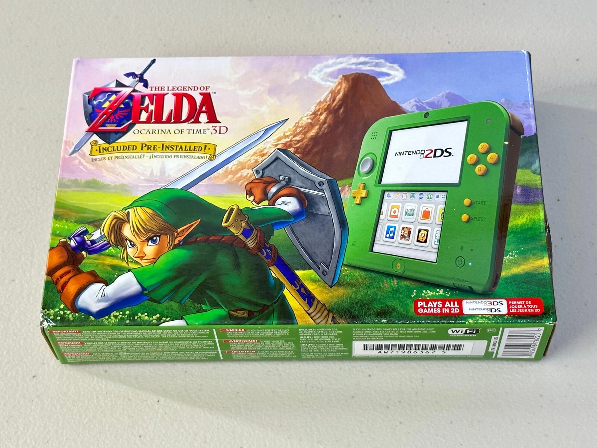 NEW Nintendo 2DS Legend of Zelda Ocarina of Time Edition Handheld