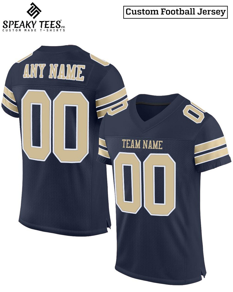 Custom Text NFL Authentic FAN Football Jersey American Football
